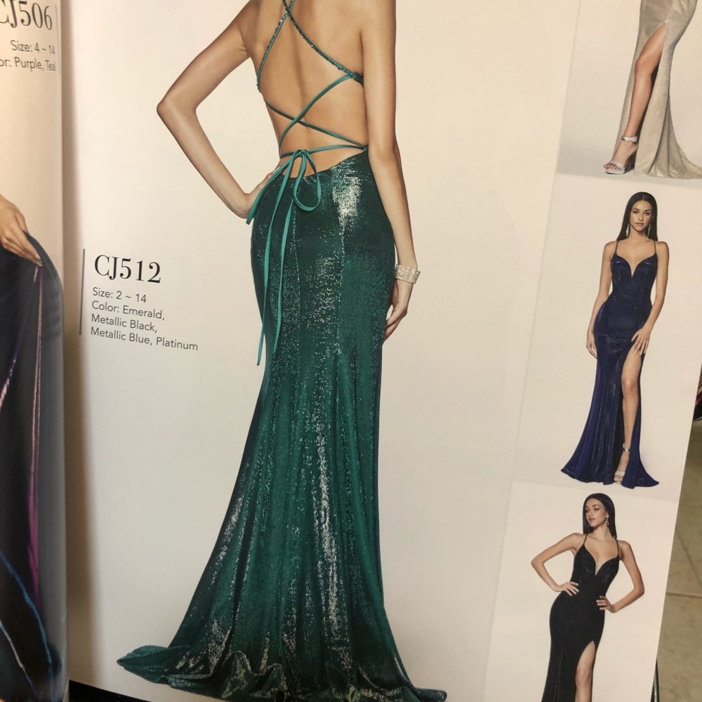 esmerald green prom dress! Only wore it once!
